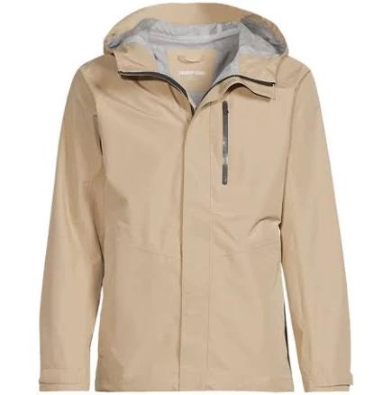 Lands' End Men's Waterproof Packable Rain Jacket