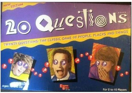 University Games 20 Questions Board Game