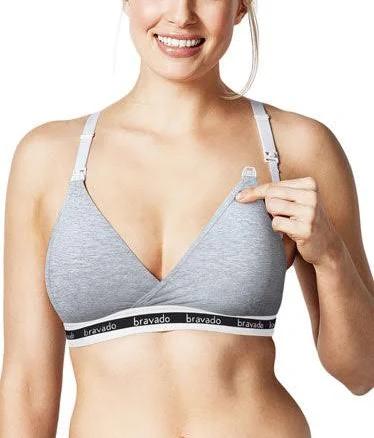 CLEARANCE! Original Nursing Bra by Bravado Dove Heather / Small