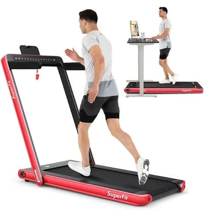 Goplus 2 in 1 Folding Treadmill