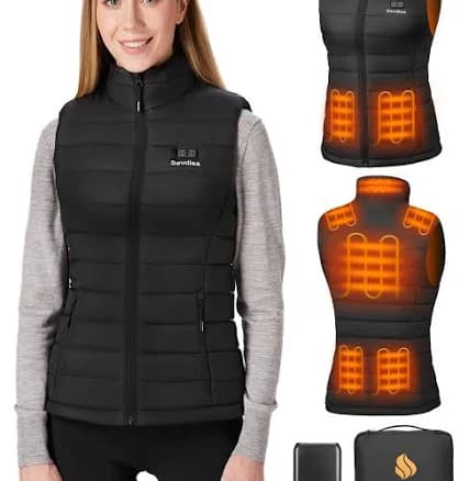Women's Electric Heated Vest with Battery Pack
