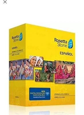 Rosetta Stone Spanish (Latin America) Espanol Version 4 Level 1-5 Set Latest Version