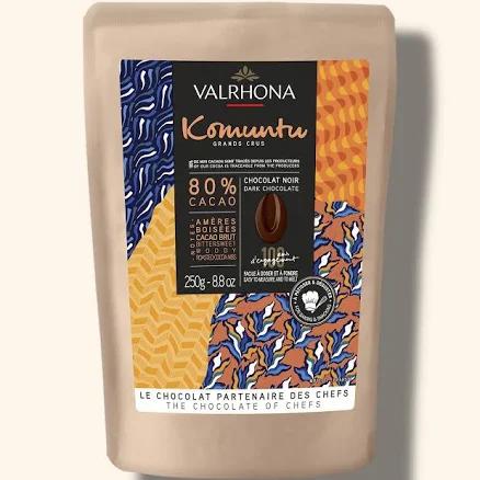 Valrhona Dark French Semisweet Chocolate Discs for Baking. Premium CARAÏBE 66% Cacao Grand Cru Blend. Better Than Chocolate Chips