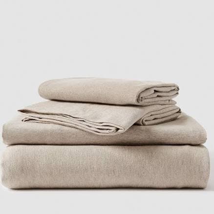p a c t® Luxury Organic Favorite Tee Jersey Sheet Set Heather