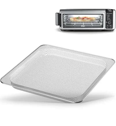 for Ninja Foodi Replacement Tray, Original Replacement Baking Trays for NINJA SP100 SP101 Foodi Digital Air Fryer Oven, Mesh Basket, Ideal