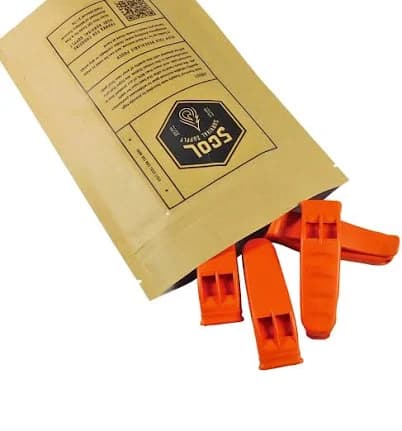 Emergency Rescue Whistle 4 Pack