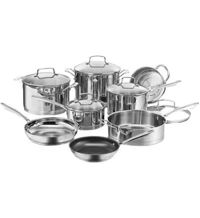 Cuisinart Professional Series 13 Piece Stainless Steel Cookware Set