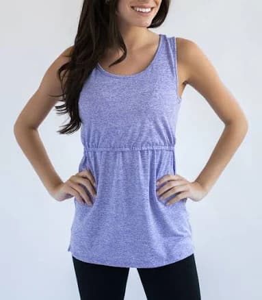 Nursing Queen 2.0 Nursing Workout Tank Top for Breastfeeding