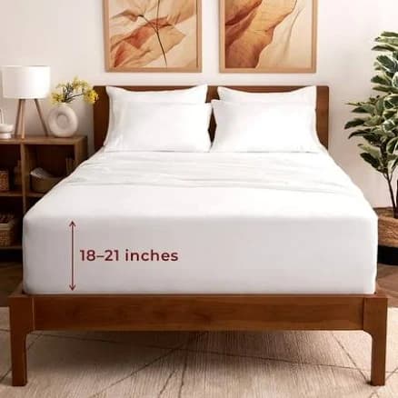 Mellanni 6 Piece Bed Sheet Set Brushed Microfiber, Extra Deep Pocket, Queen, White