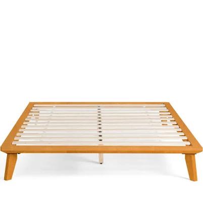 Wood Slats Platform Bed Frame by Nectar