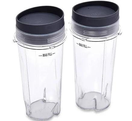 Ninja Single Serve Cups with Lids (16 oz., Set of 2)