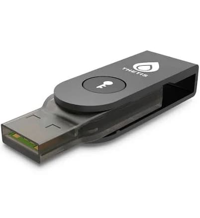 Thetis Pro-A FIDO2 Security Key Passkey Device