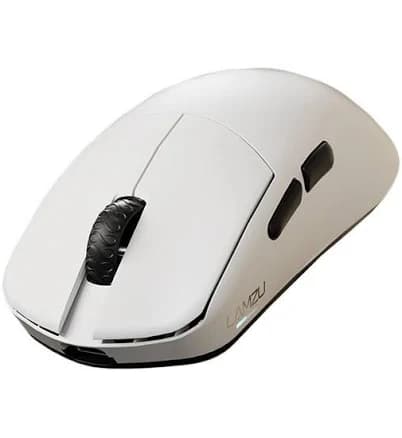 Lamzu MAYA X Wireless Gaming Mouse PAW3950 Nordic52840 8K Polling Rate 750IPS 30K DPI 2.4G AURORA 47G Lightweight, White 8K
