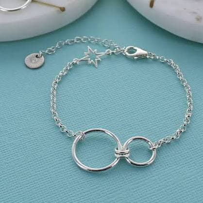 Infinity Family Link Star Bracelet