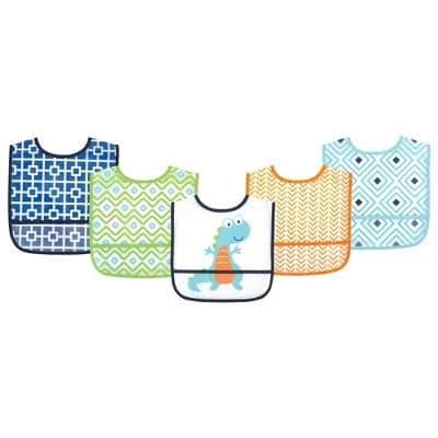 Luvable Friends Baby Boy Waterproof Peva Bibs