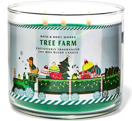 Bath & Body Works Tree Farm 3-Wick Candle