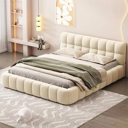 Queen Upholstered Platform Bed