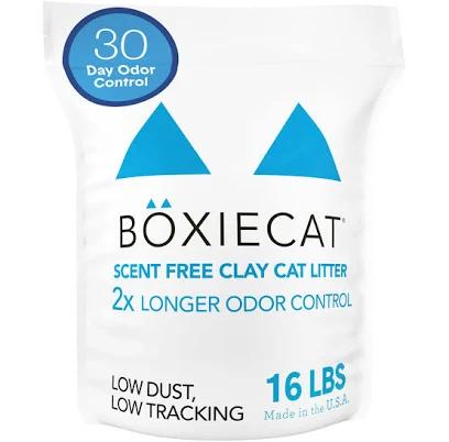 Boxie Cat Scent Free Premium Clumping Clay Cat Litter