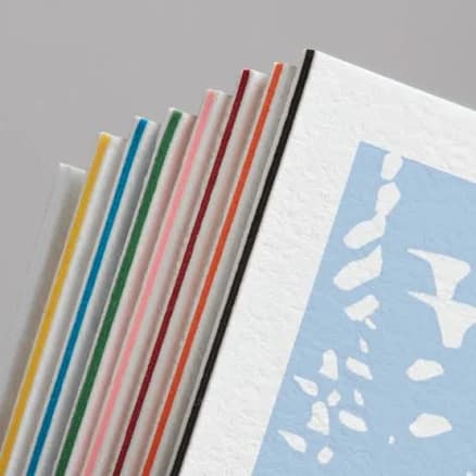 MOO | Luxury Business Cards | 50 Cards | Custom Design | 32pt Mohawk Superfine Paper | Double Sided | Full Color | Luxury Layered Paper | Premium |