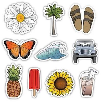 Big Moods VSCO Girl Aesthetic Sticker Pack