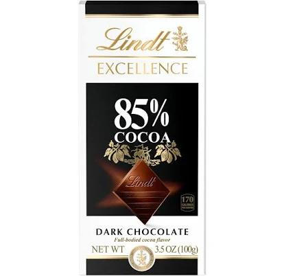 Lindt 85% Cocoa Dark Chocolate Excellence Bar