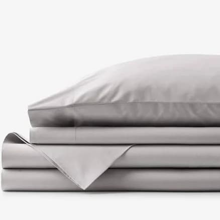 The Company Store Classic Cool Organic Cotton Percale Solid Duvet Cover