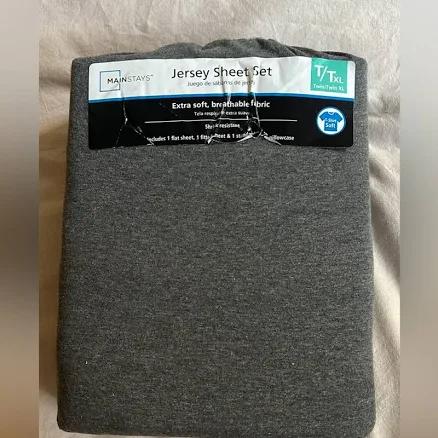 Mainstays Jersey Knit Bed Sheet Set