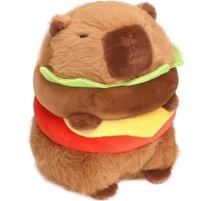 Unbranded Realistic Capybara Burger Plush