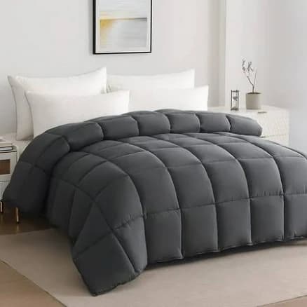 JEAREY Down Alternative Comforter Solid Reversible King Comforter FGHXB