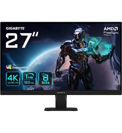 Gigabyte GS27U 27" SS Ips Gaming Monitor Uhd 3840x2160-160Hz GS27USA1