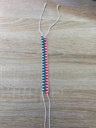 Vertical Wave Friendship Bracelet