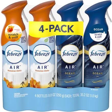 Febreze Air Effects Air Freshener Spray 4 pk.