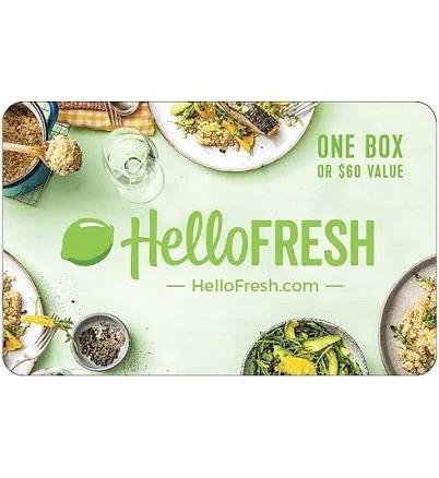 HelloFresh Gift Card $60