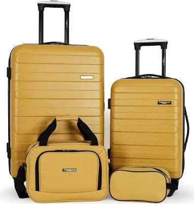 Travelers Club Austin 4 Piece Hardside Luggage Set