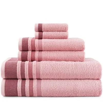 Home Expressions Solid & Stripe Bath Towel