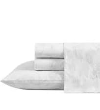 Eddie Bauer Fish Atol Grey Cotton Percale Sheet Set