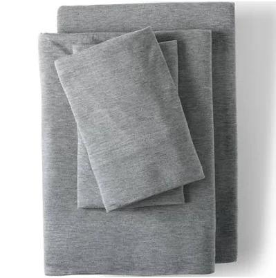 Lands' End Lightweight Stretch Modal Jersey Heathered Bed Sheet Set