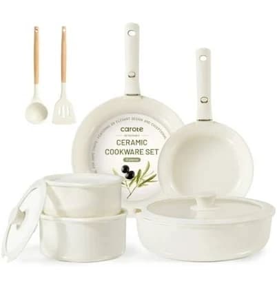Carote Ceramic Cookware Set 13 Pieces