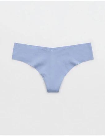 Aerie Women's Superchill No Show Cotton Thong Underwear