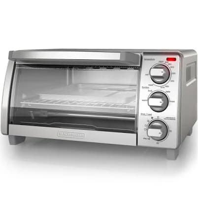 BLACK+DECKER Natural Convection 4-Slice Toaster Oven