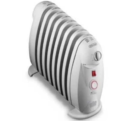 DeLonghi Oil Filled Radiator Bathroom Safe Heater