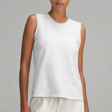 Lululemon Women's Organic Cotton Crewneck Tank Top