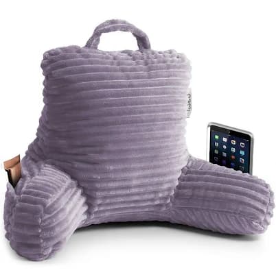 Nestl Cut Plush Striped Reading Pillow