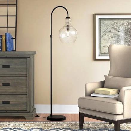 Beachcrest Home Verona 70'' Arched Floor Lamp