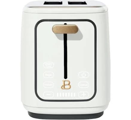 Beautiful 2 Slice Toaster with Touch-Activated Display