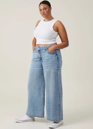 Cotton On Women's Lyocell Super Wide Jeans