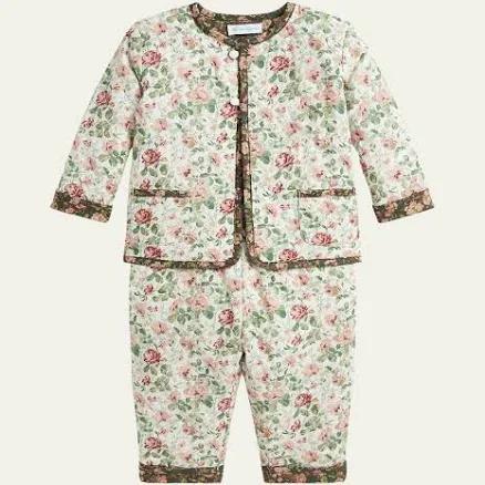 Polo Ralph Lauren Baby Girl's Reversible Floral Jacket & Pants Set