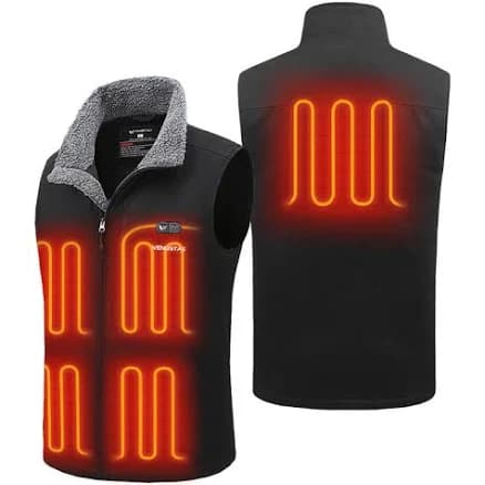 Venustas Men's 12V Heated Vest with Dual Control