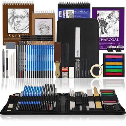 U.S. Art Supply 54-Piece Drawing & Sketching Art Set