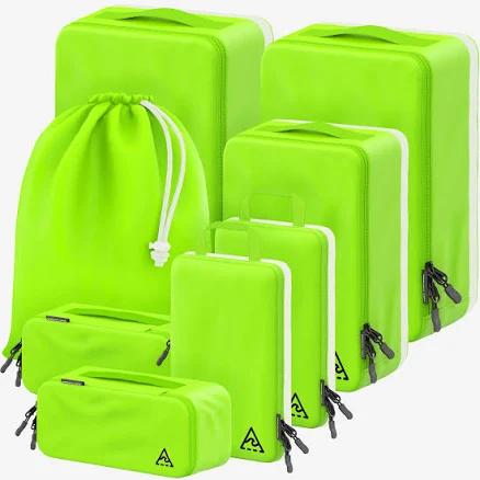 8 Set/4 Set Deluxe Compression Packing Cubes Travel